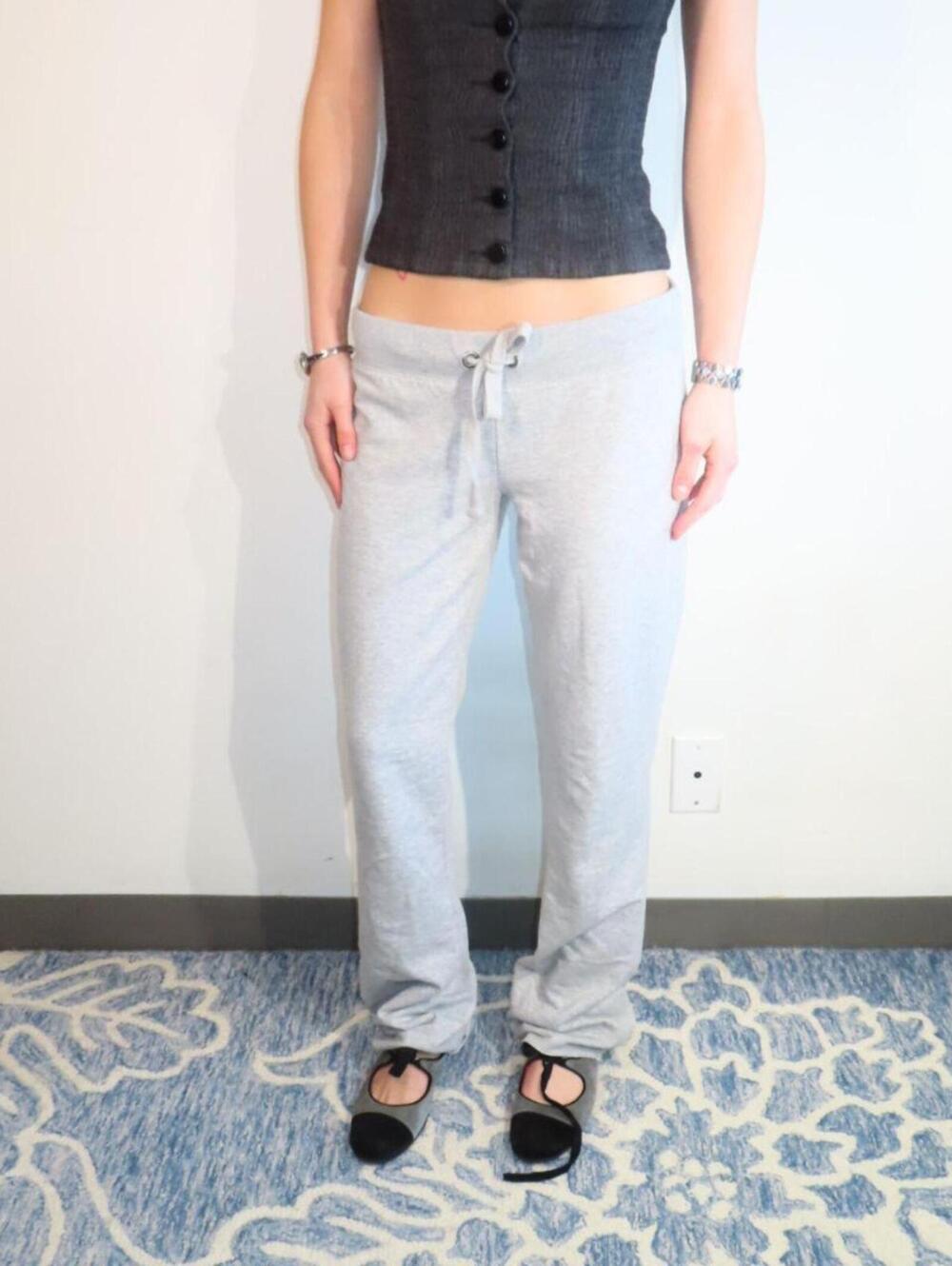 Aeropostale Women's Grey Trousers
